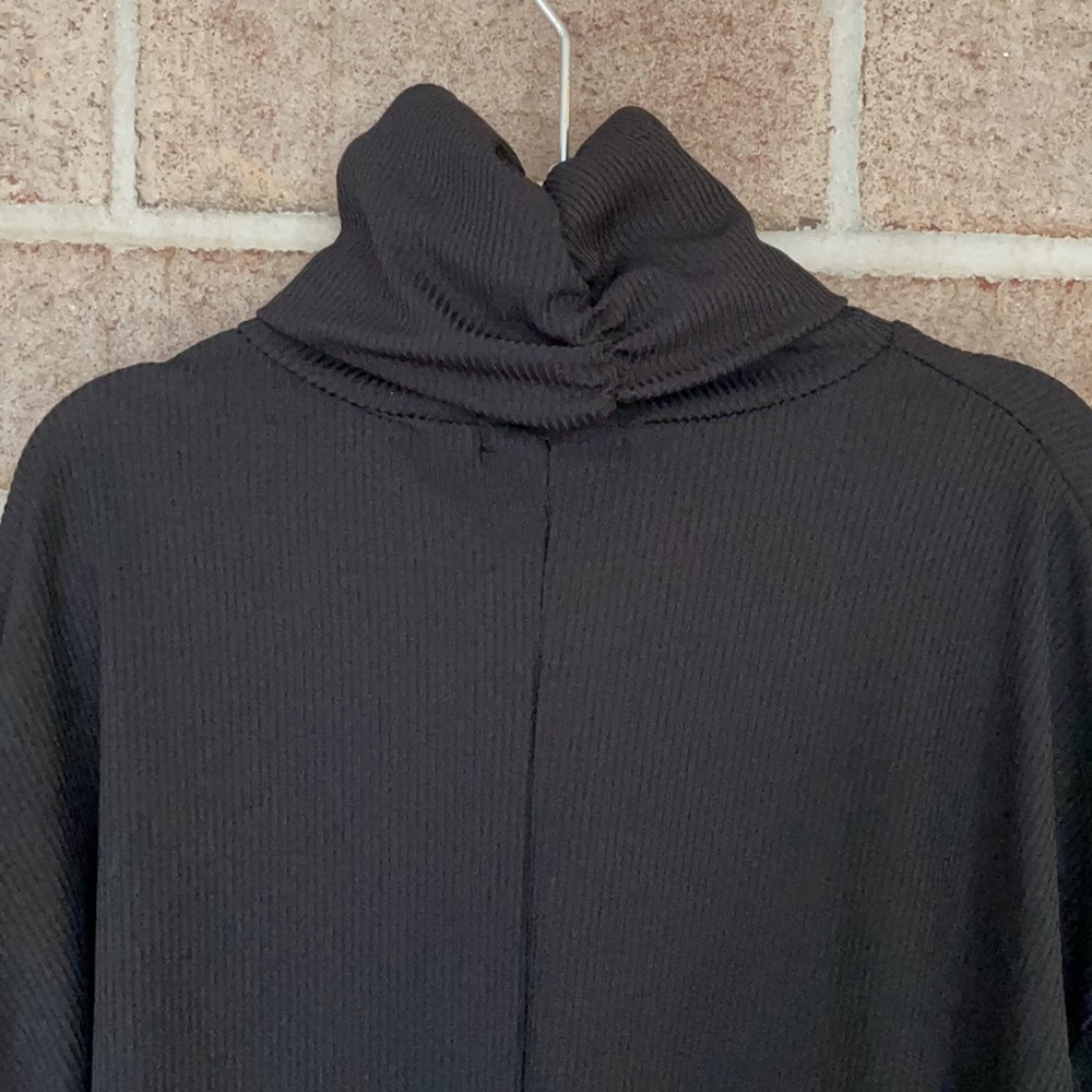 Nasty Gal Black Ribbed Turtleneck Top - Picture 8 of 12